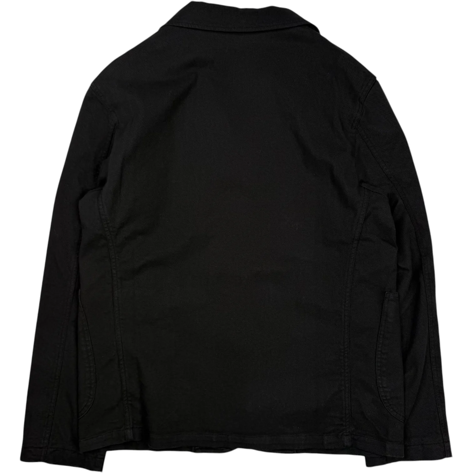Scuttlers Jacket Black Garment Dye Organic Cotton - Image 2