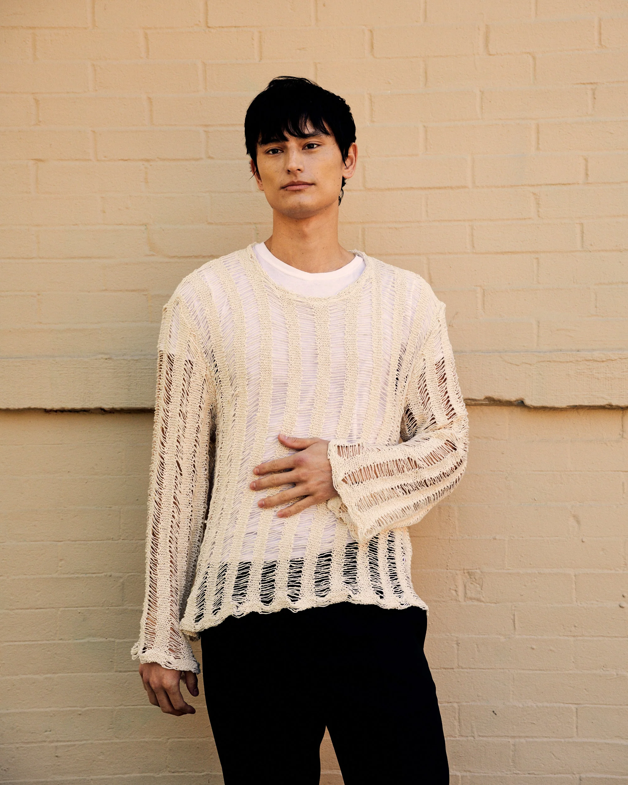 Aestas Sweater Broken White Cotton - Image 3