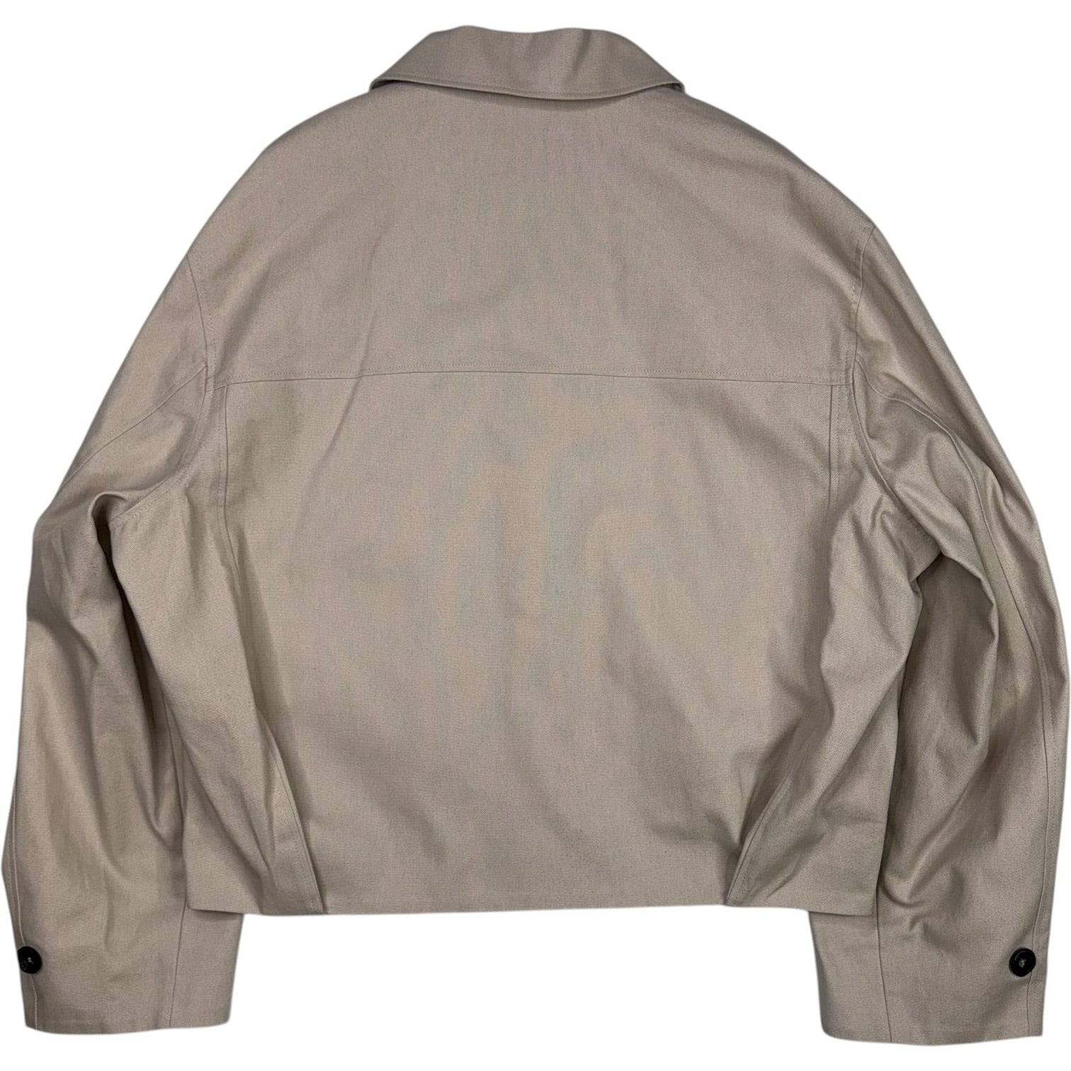 Cosme Jacket Austere Beige Cotton - Image 4