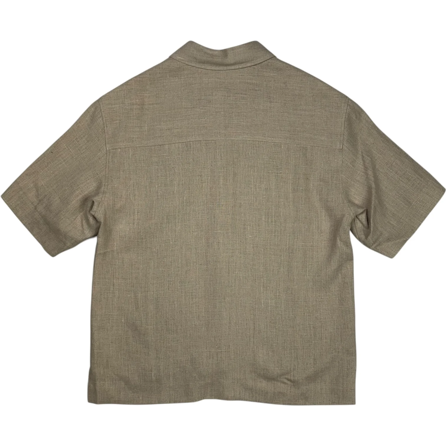 Dao Shirt Beige Concrete Linen - Image 4