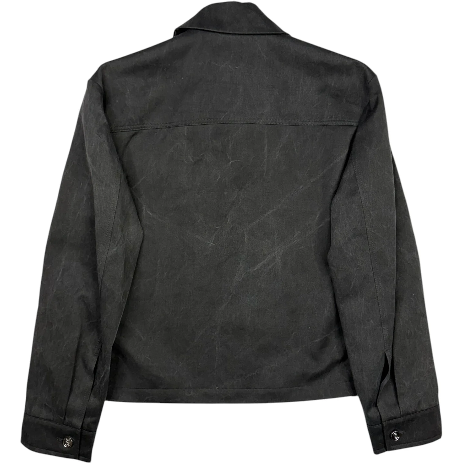 Tazio Jacket Marble Charcoal Twill - Image 3
