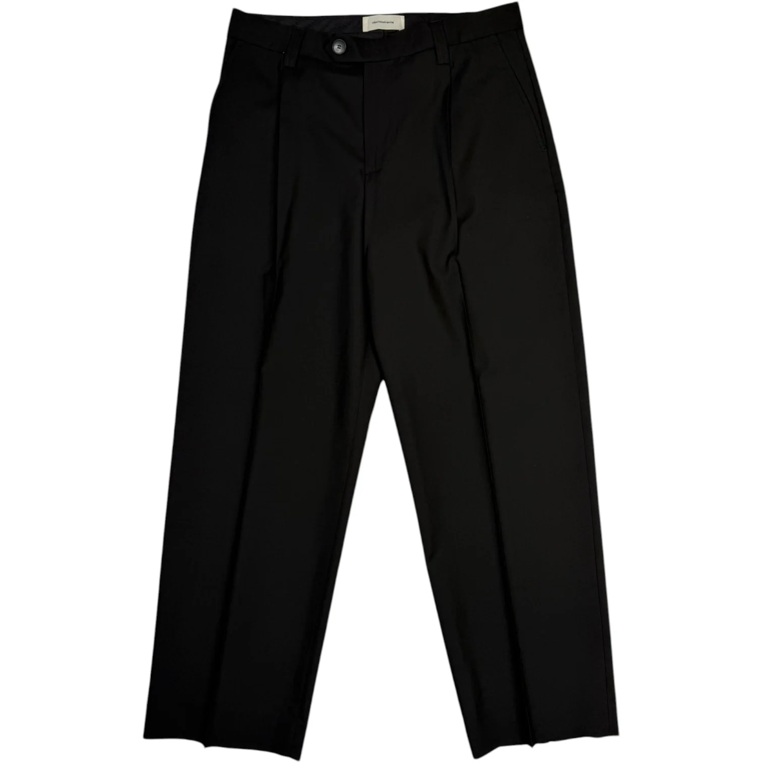 Service Trousers Black Tropical Wool
