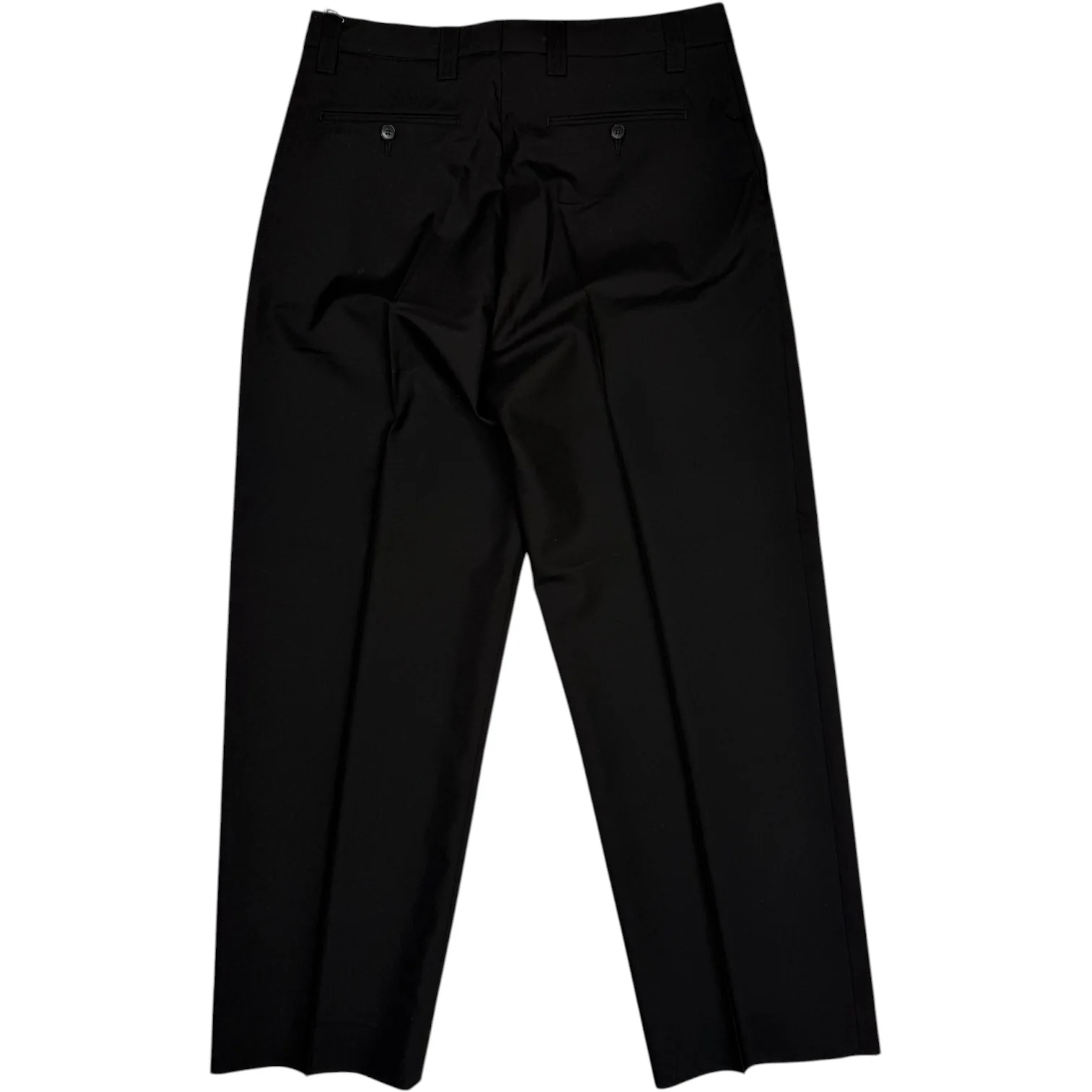 Service Trousers Black Tropical Wool - Image 2