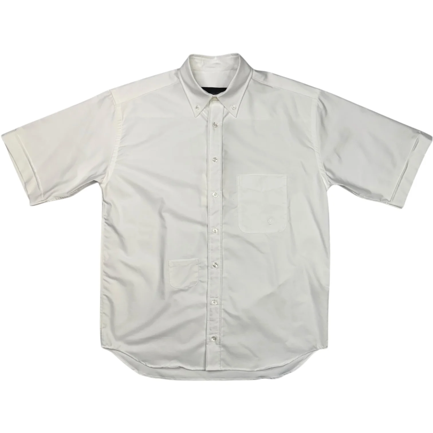 Short Sleeve Oxford Shirt White
