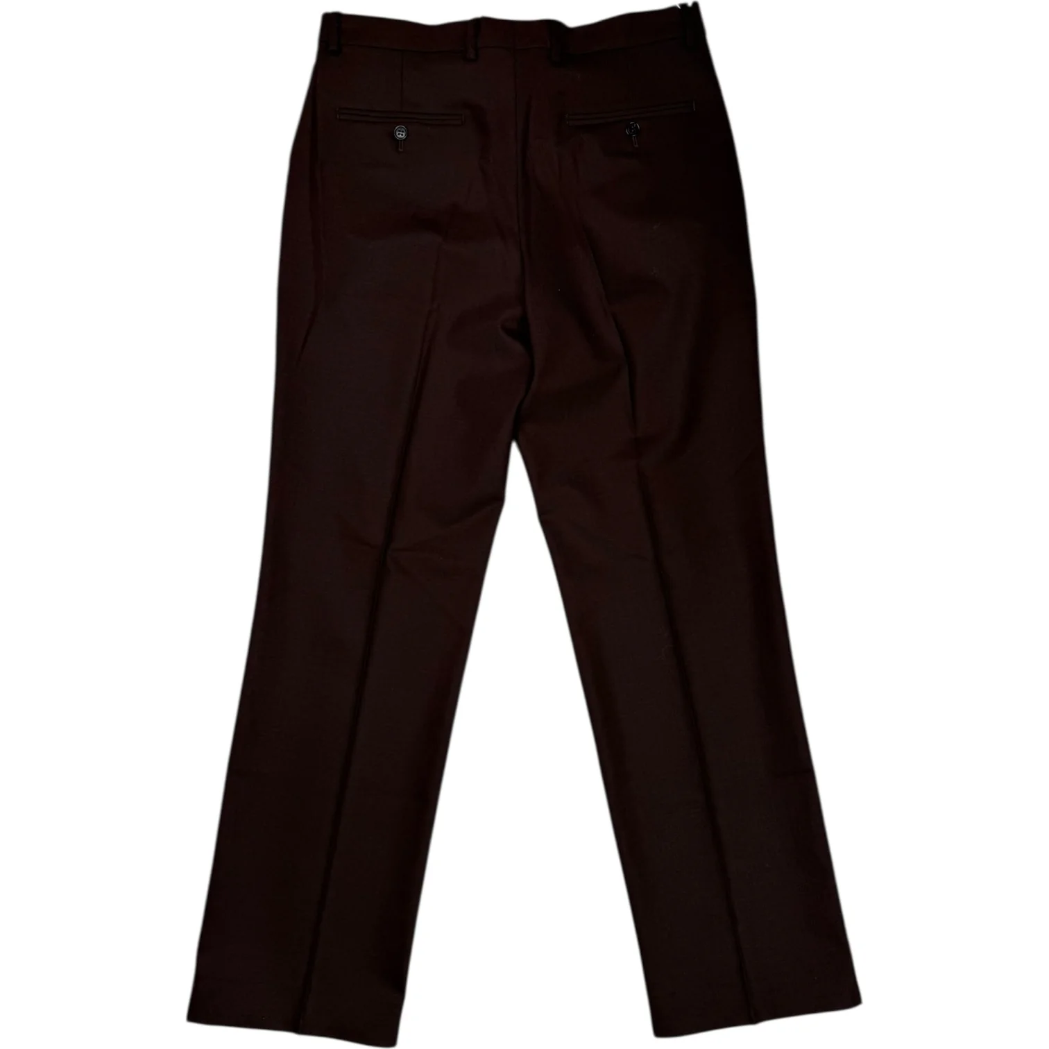 Show Trouser Brown Twill Wool Blend - Image 2