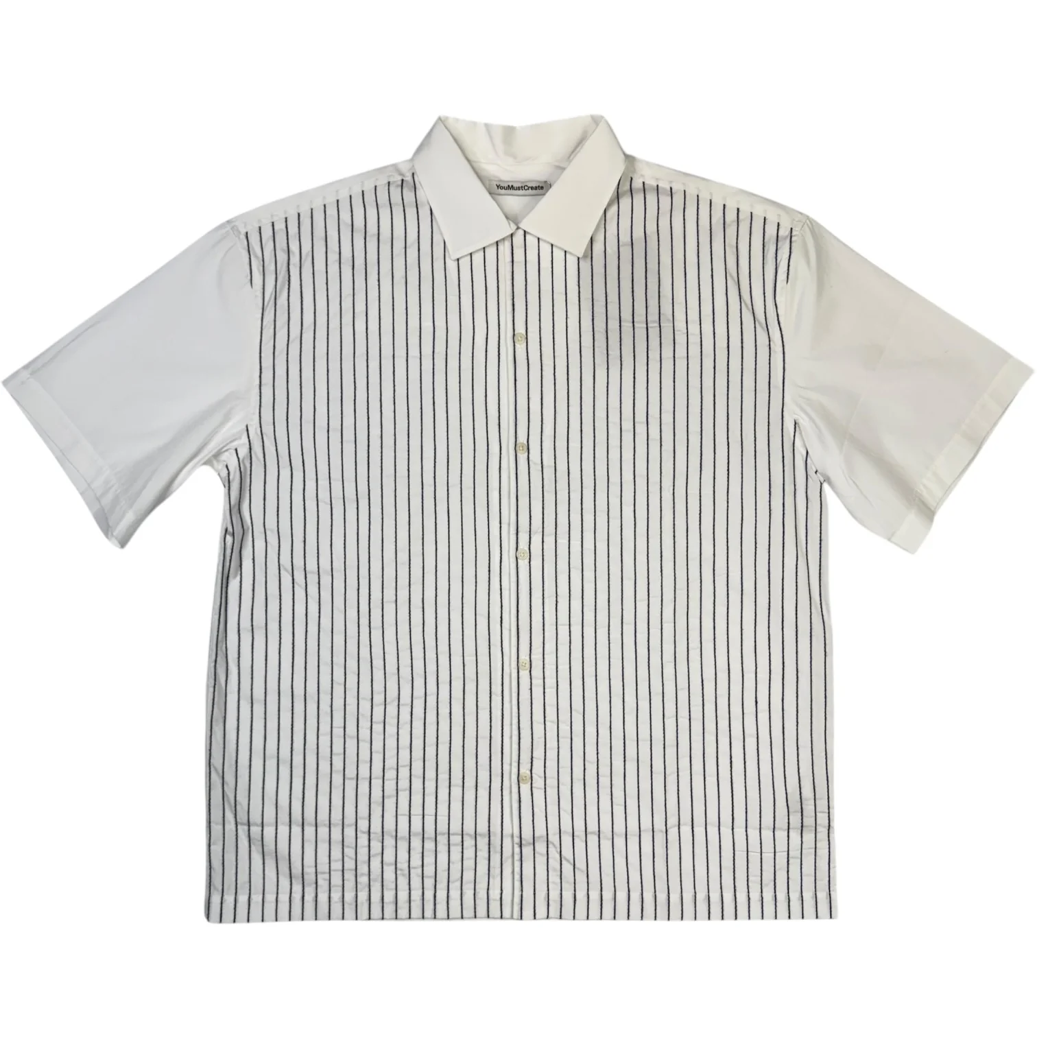 Sidri Shirt White Chainstitch