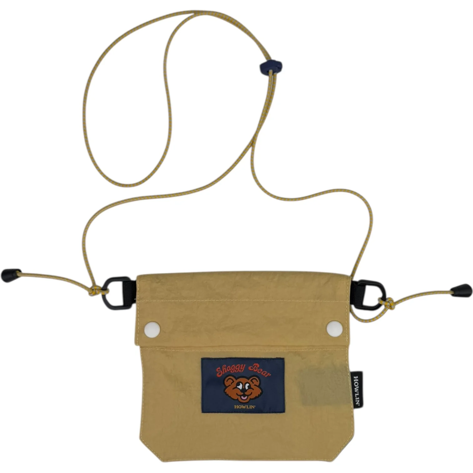 Small Bag Grungy Japanese Nylon Twill Yellow