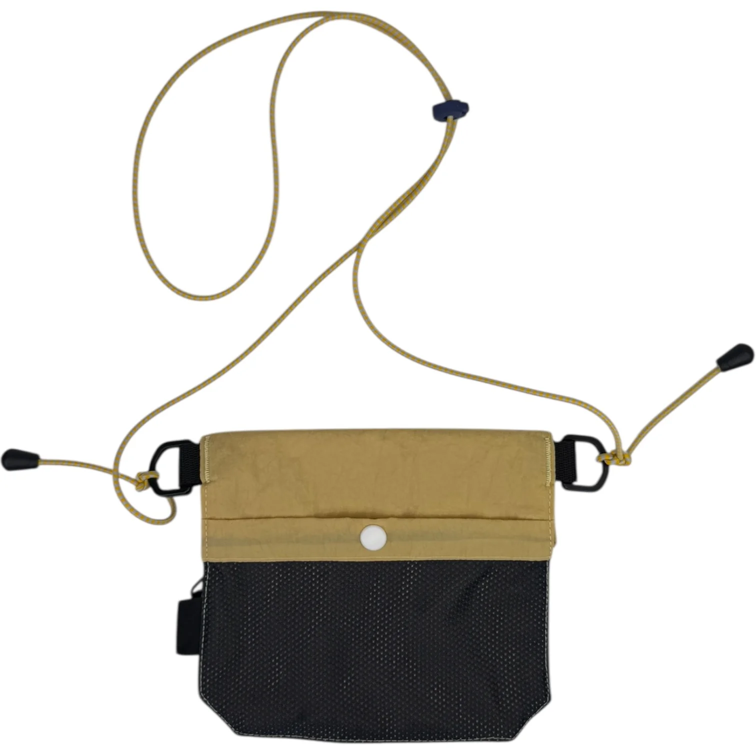 Small Bag Grungy Japanese Nylon Twill Yellow - Image 2