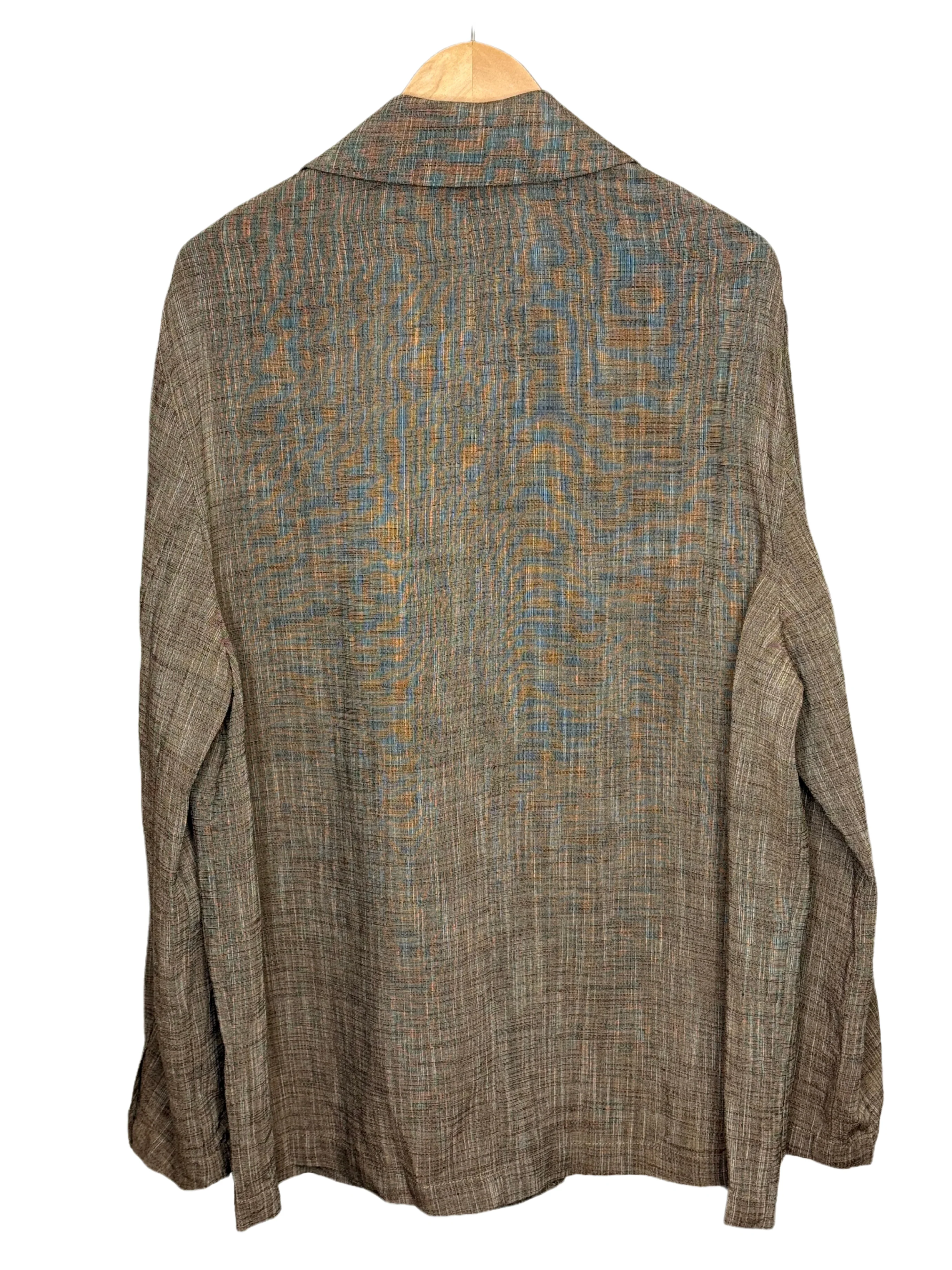 Stae Overshirt Viscose Linen Brown - Image 6