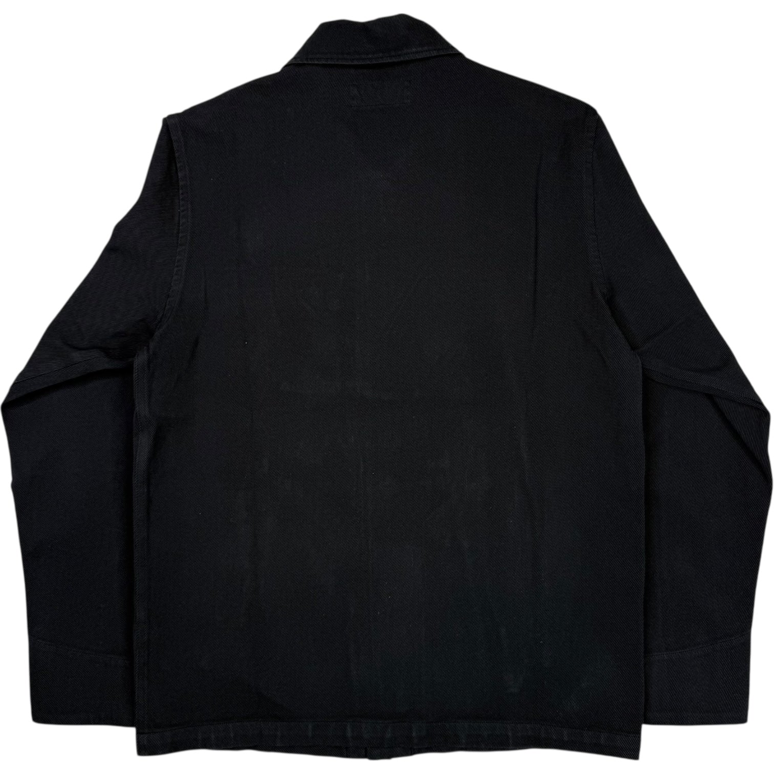 Stilla Twill Cotton Overshirt Black - Image 2