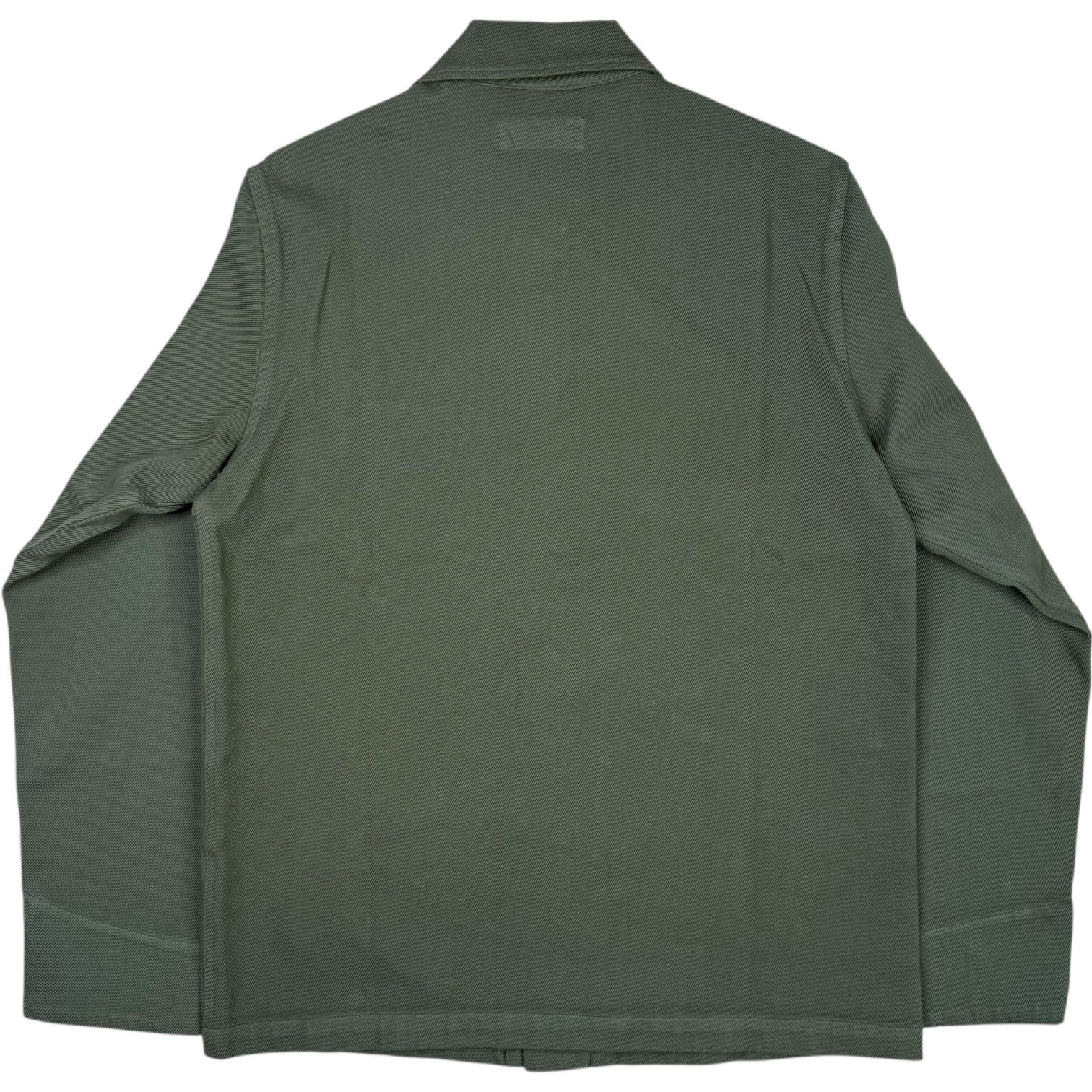 Stilla Twill Cotton Overshirt Forest - Image 2