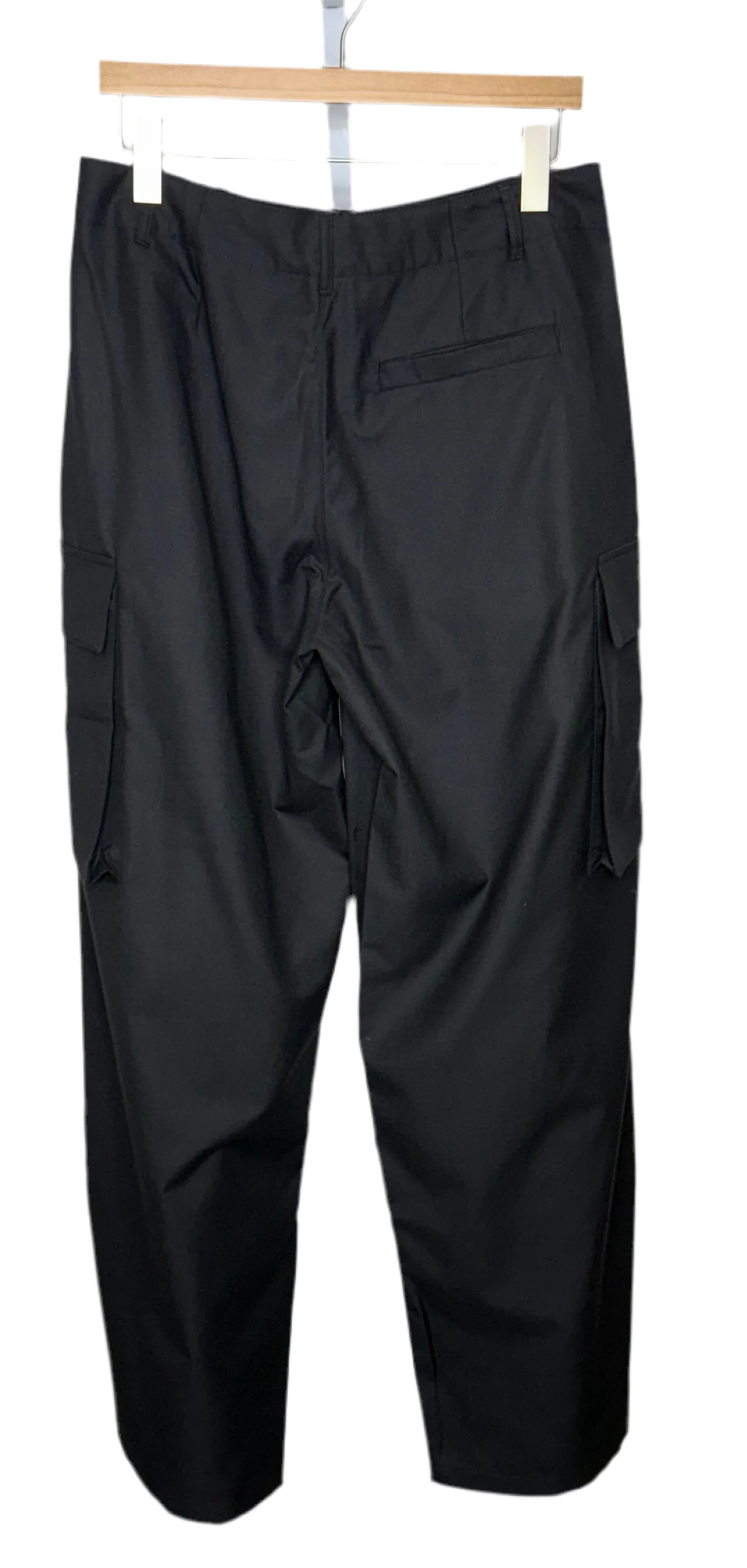 Stoosh Cargo Trouser Portuguese Wool Blend Black - Image 2
