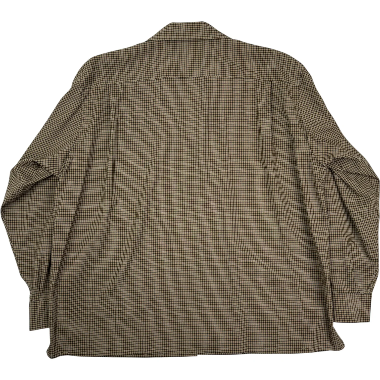 Summer Wool Shirt Khaki Plaid - Image 2