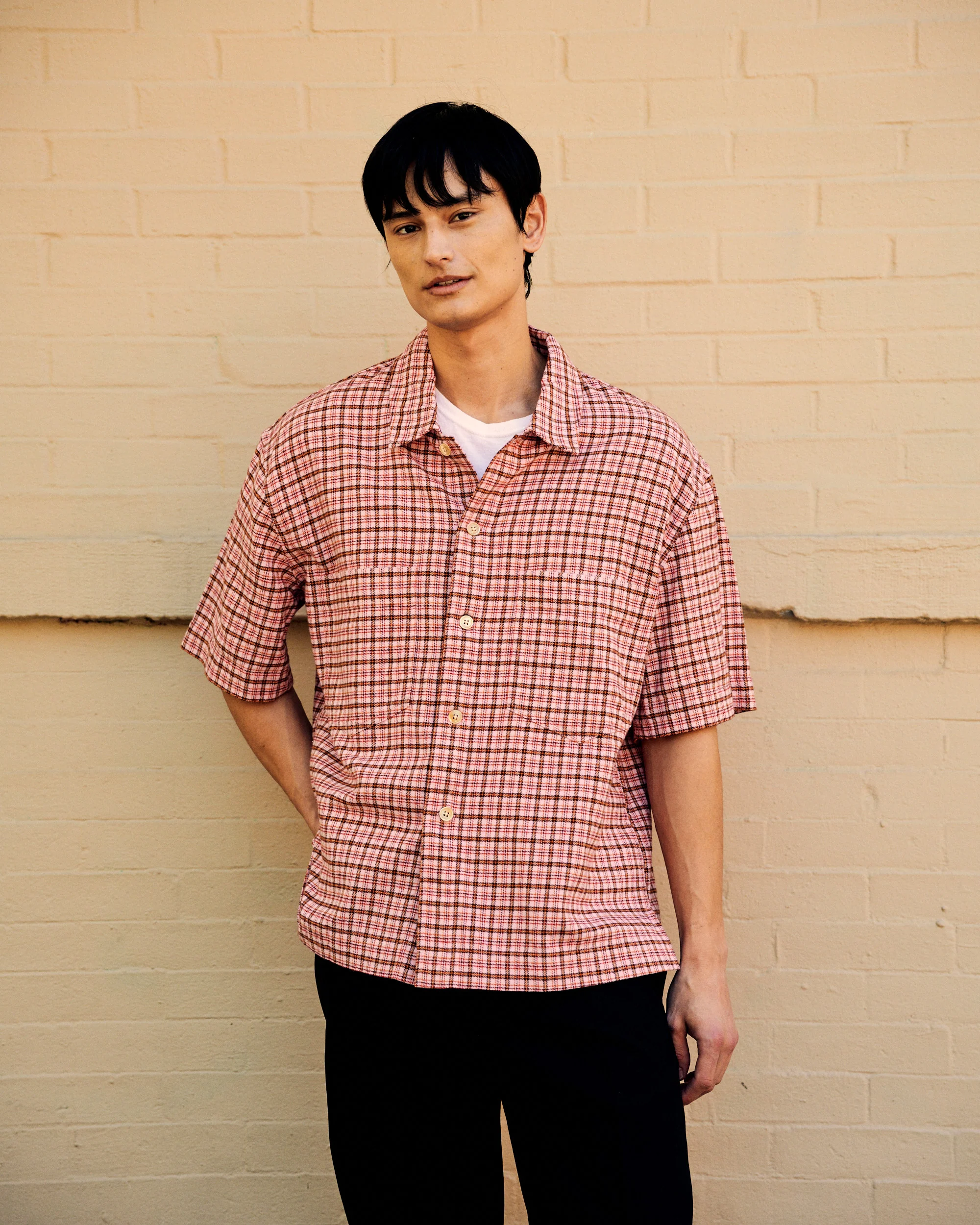 Adam Overshirt Pink Check