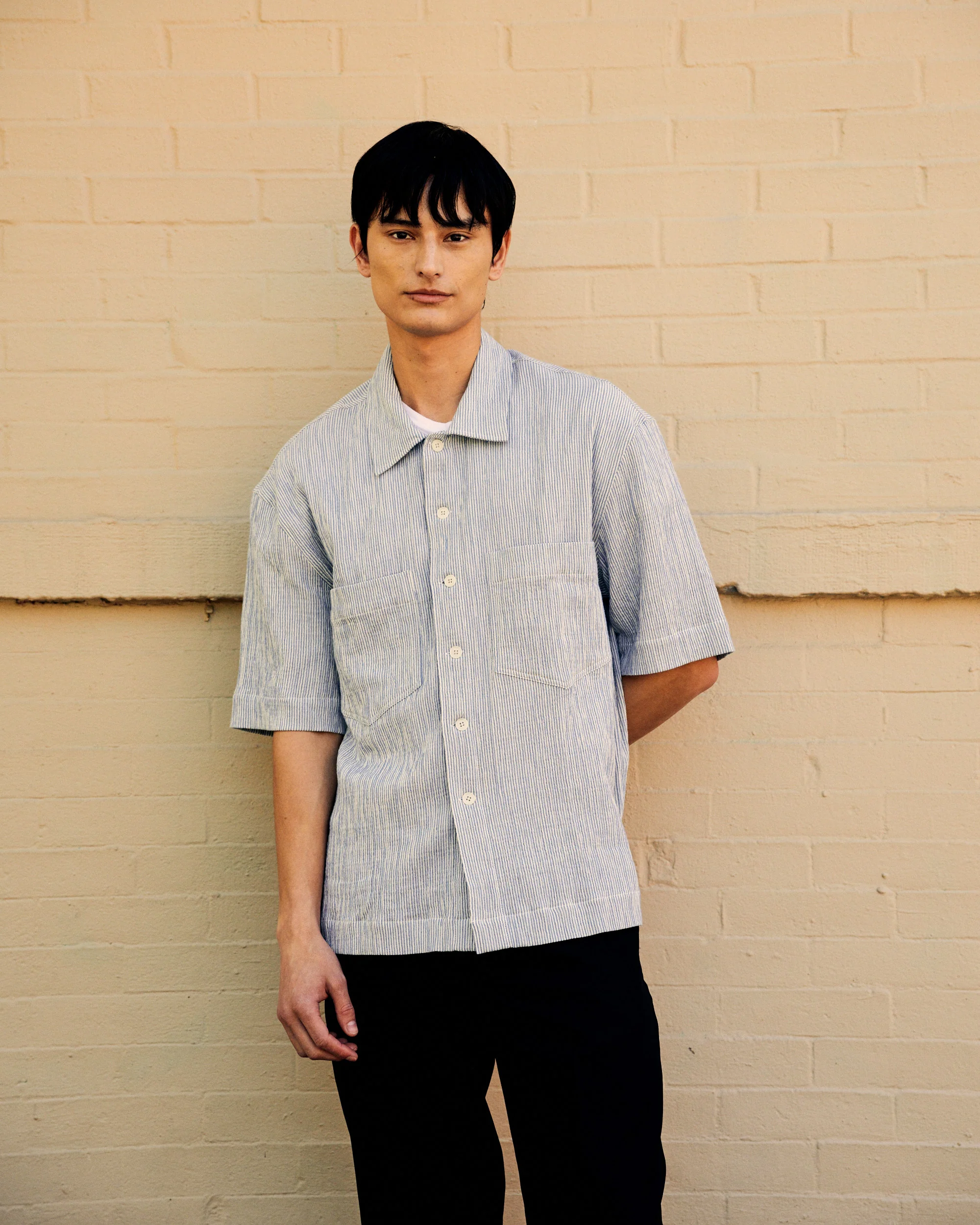 Adam Shirt Blue - Image 4