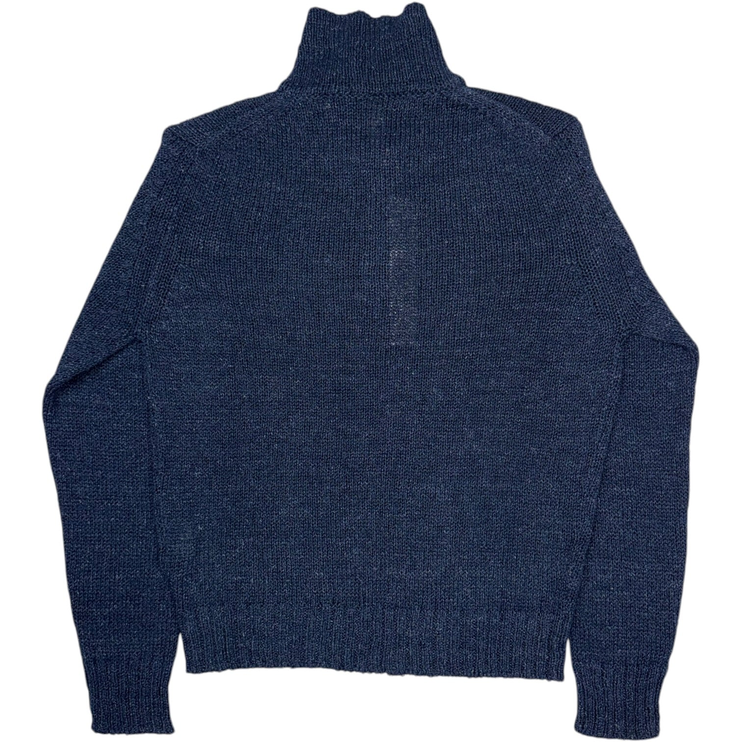 Linen Polo Navy - Image 2