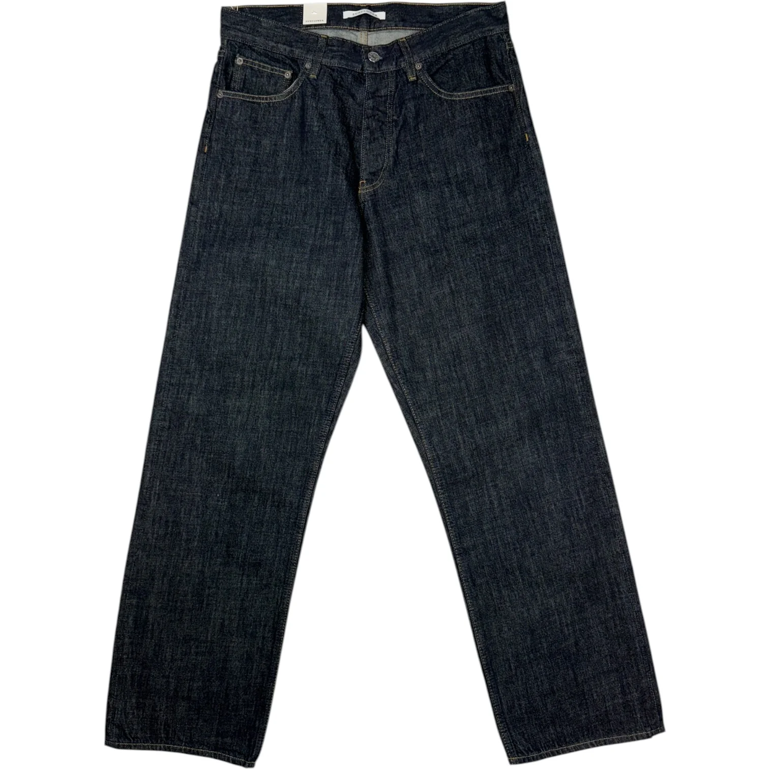 Loose Fit Simple Rinse Blue Denim