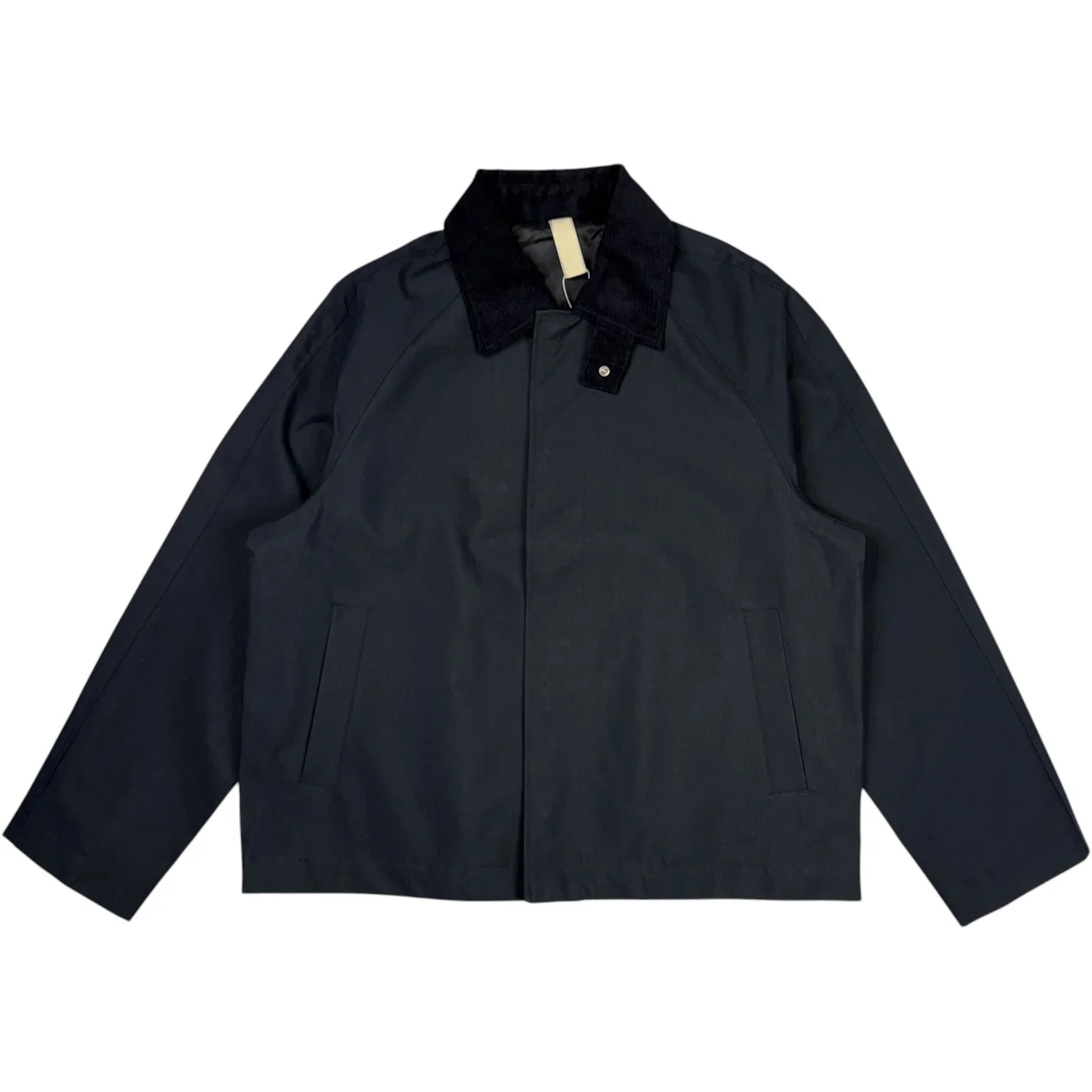 Short Raglan Coat Navy - Image 2
