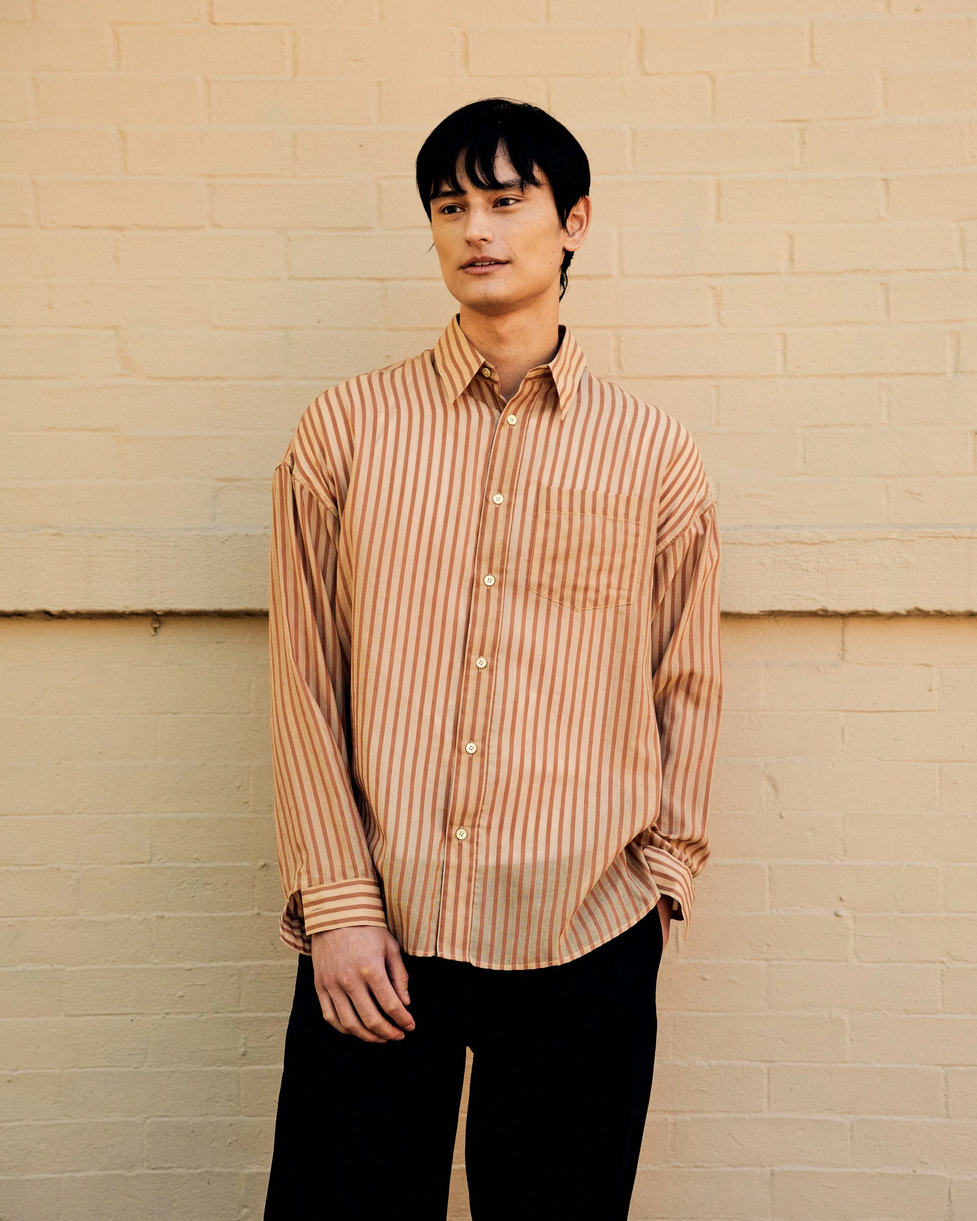 Stable Shirt Brown Stripe
