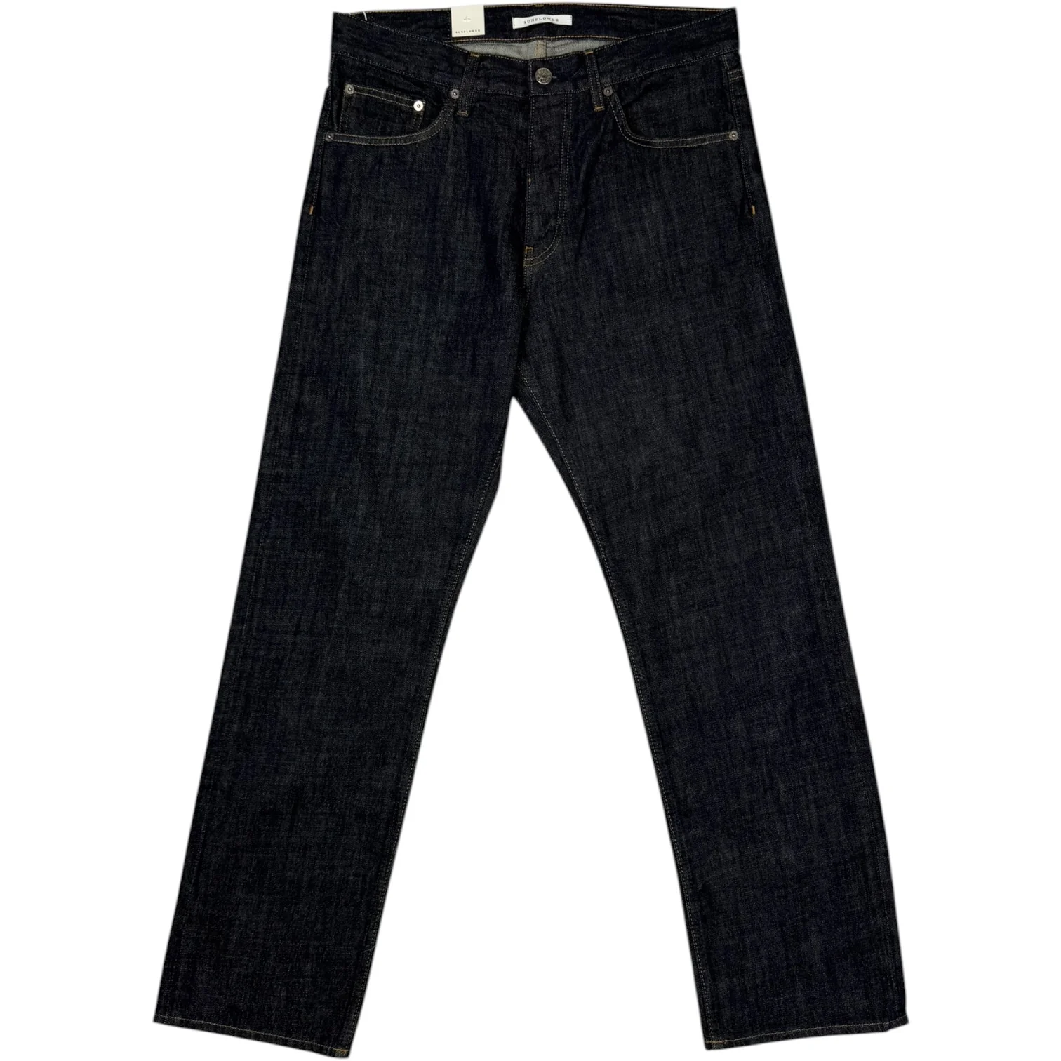 Tapered Fit Simple Rinse Blue Denim