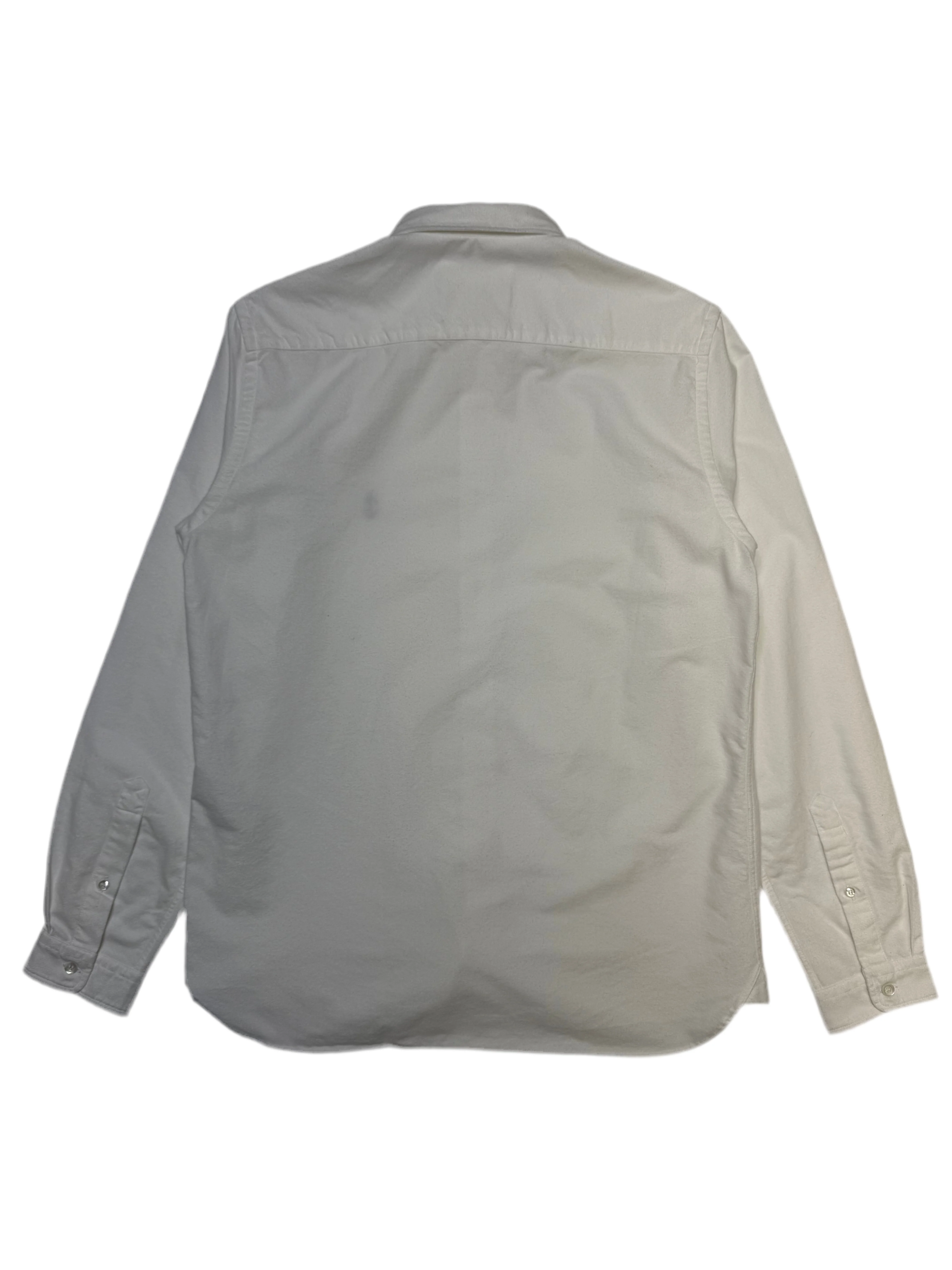 Teles Embroidered Logo Shirt White - Image 2