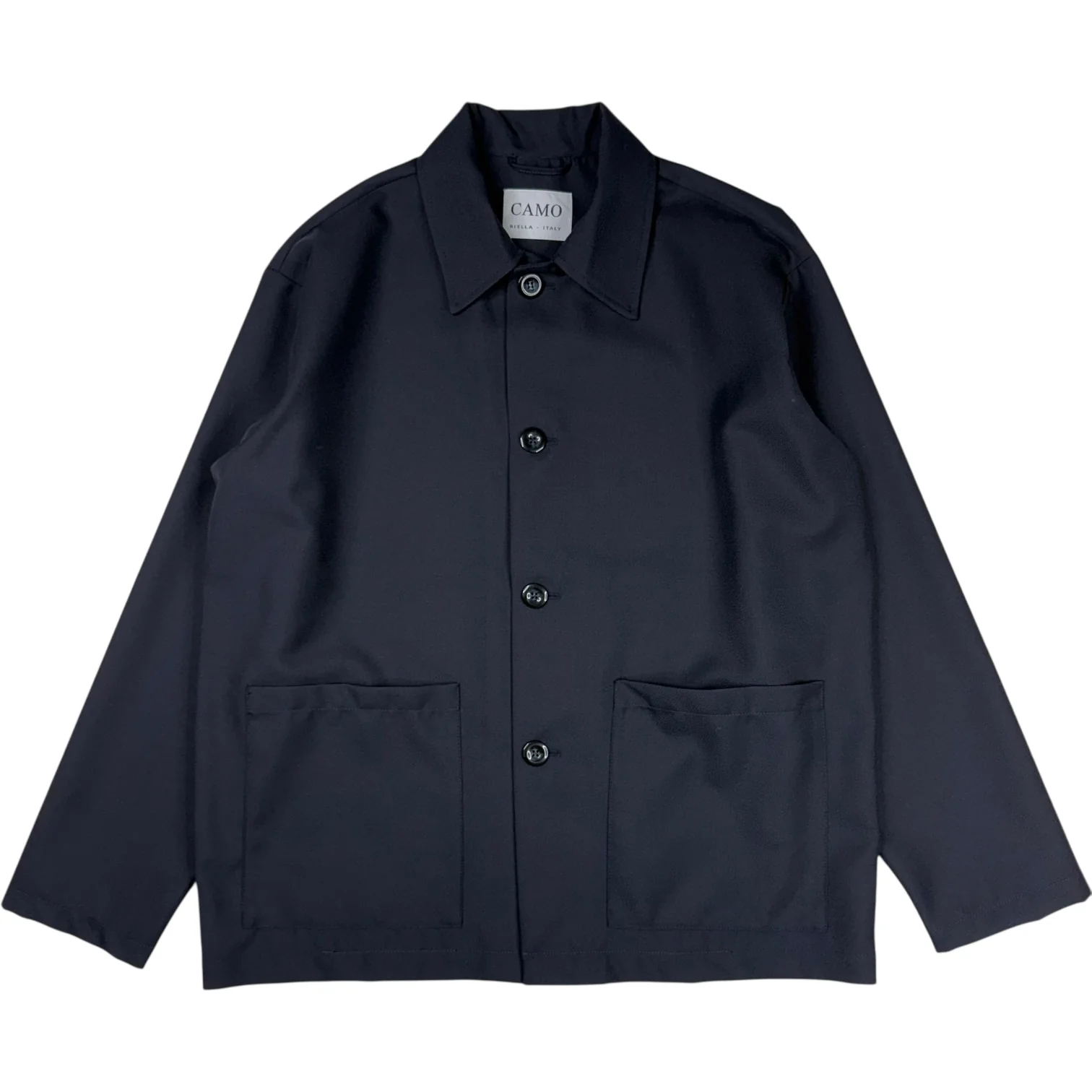 Tisserand Air Wide Jacket Winter Wool Navy