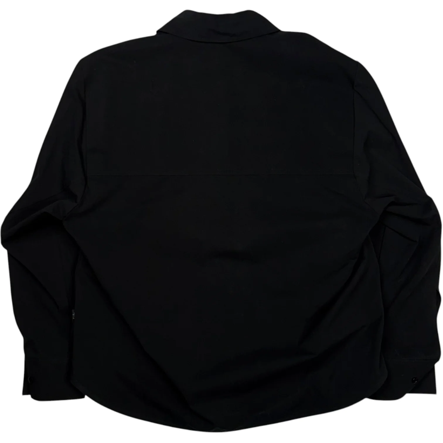 Trino Shirt Black Fine Poplin - Image 3