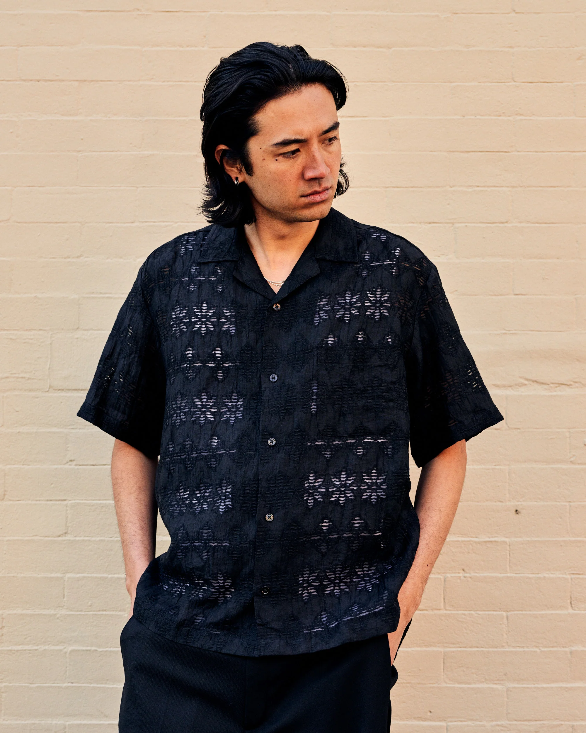 Ture Short Sleeve Shirt Black - Image 4