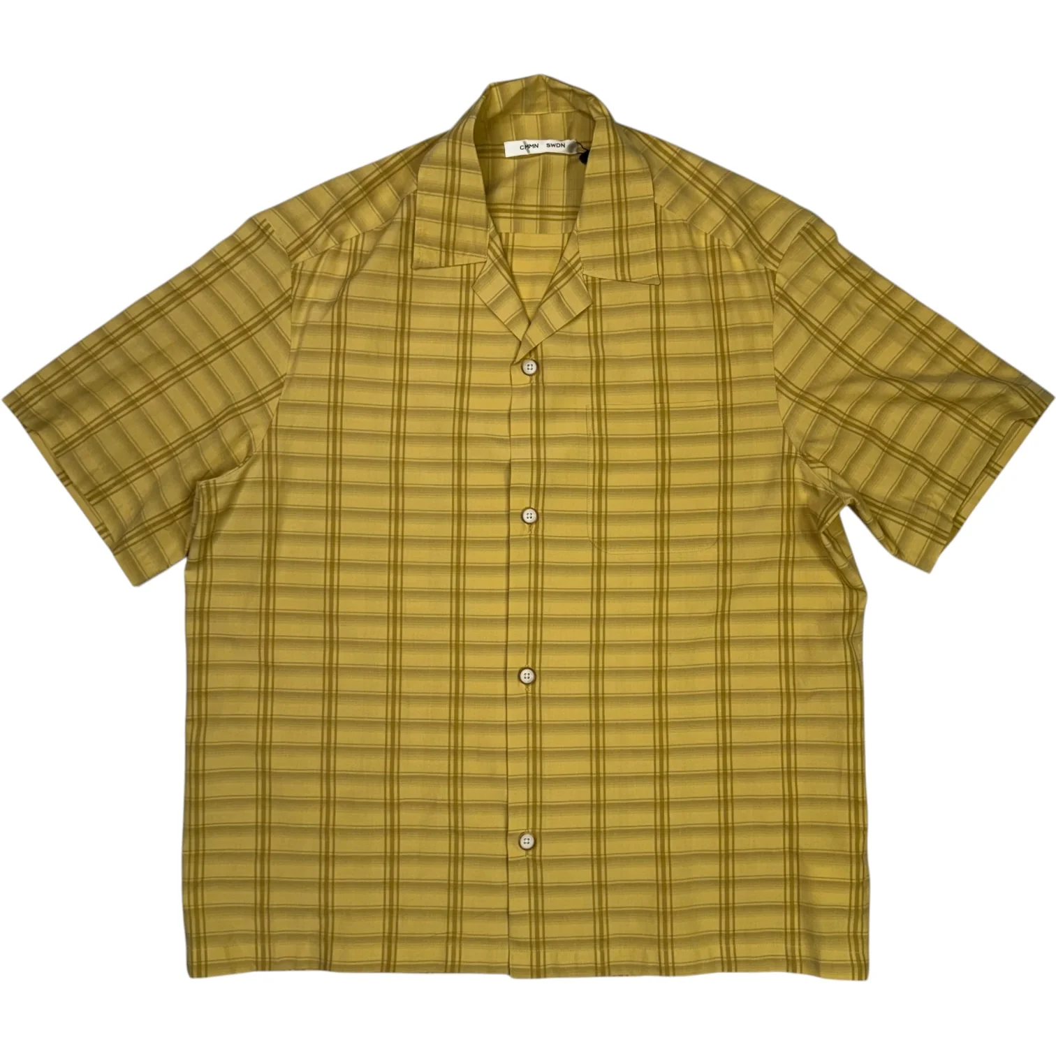 Ture Short Sleeve Shirt Yellow