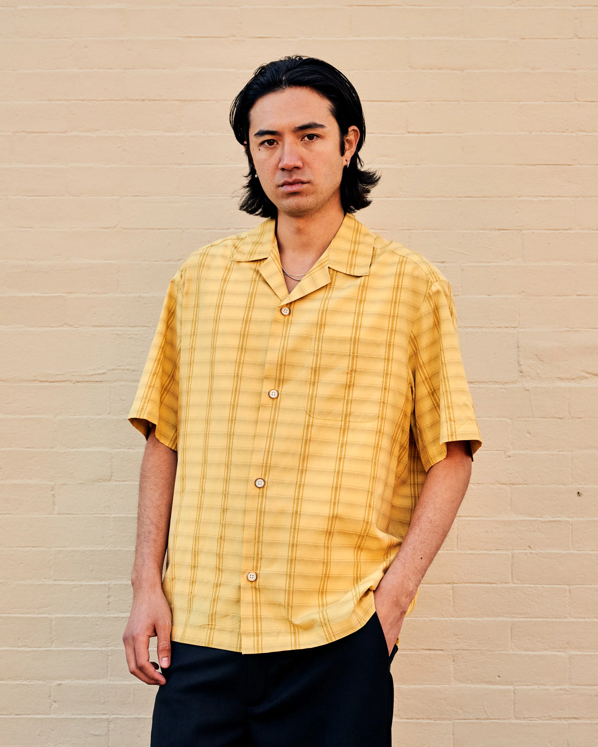 Ture Short Sleeve Shirt Yellow - Image 2