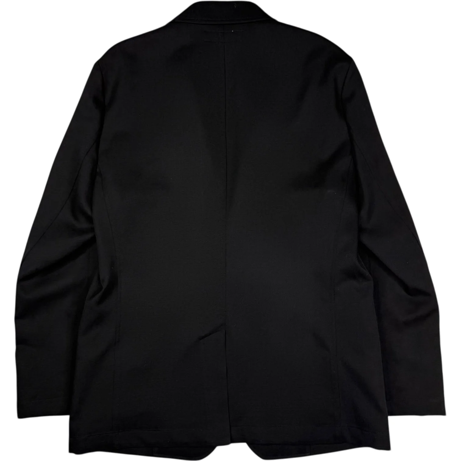 Unconstructed Ceremony Blazer Coarse Black Garbadine - Image 2