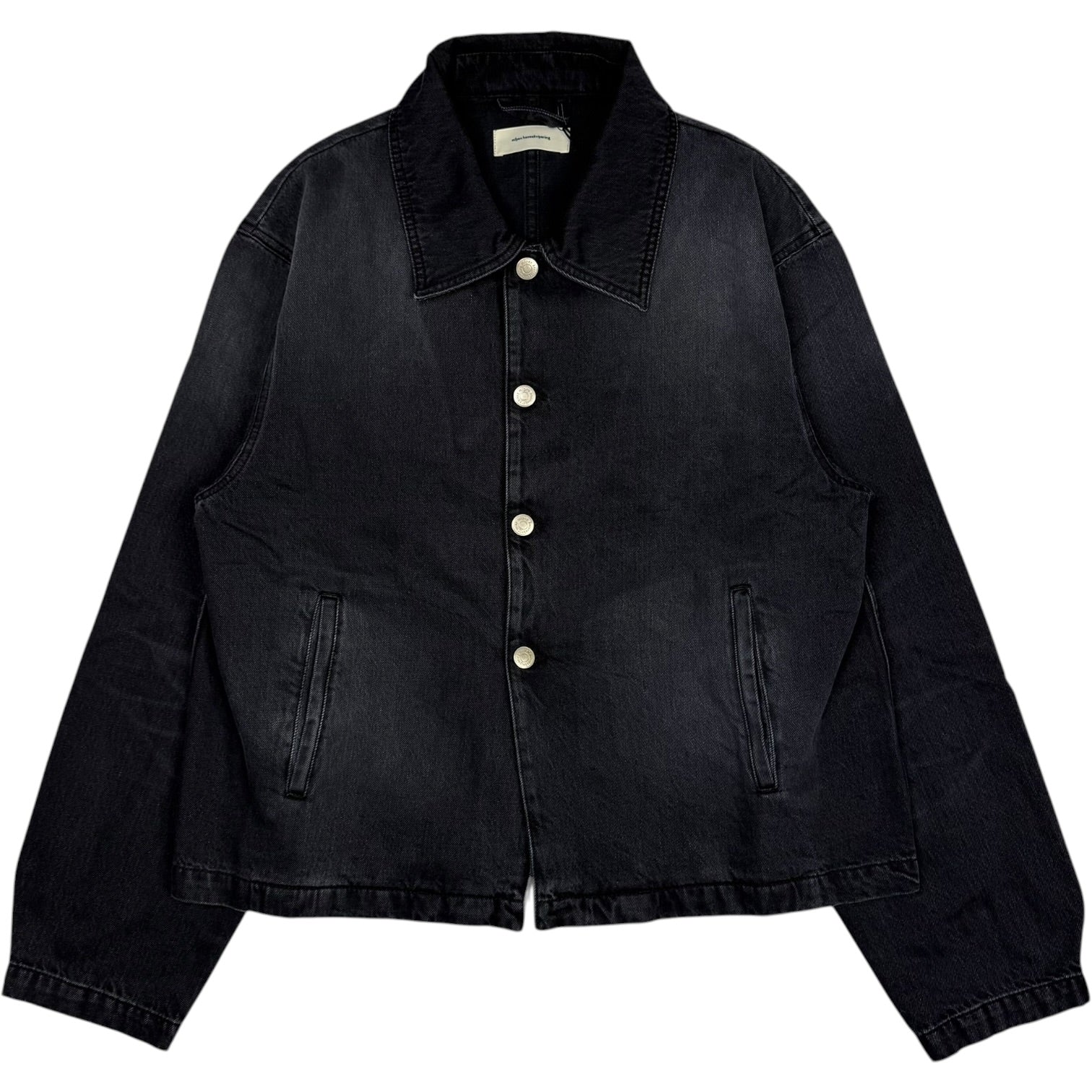 Union Jacket Rinsed Black
