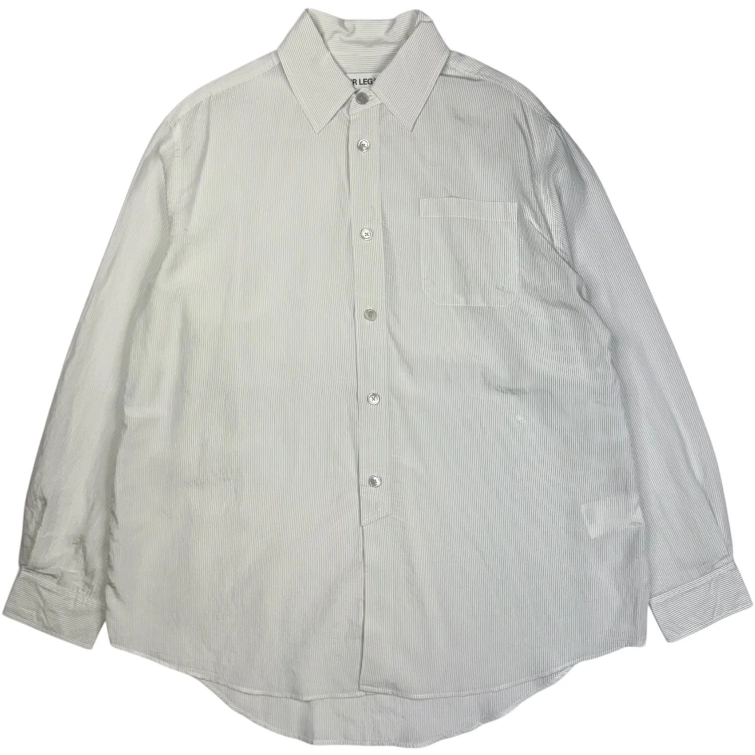 Vast Shirt Midnight Line Stripe Modalux