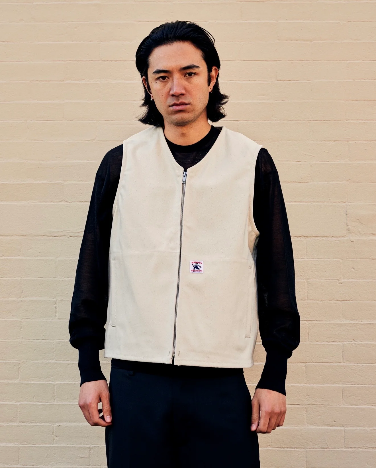Vest Natural 12oz Cotton Duck Canvas - Image 4