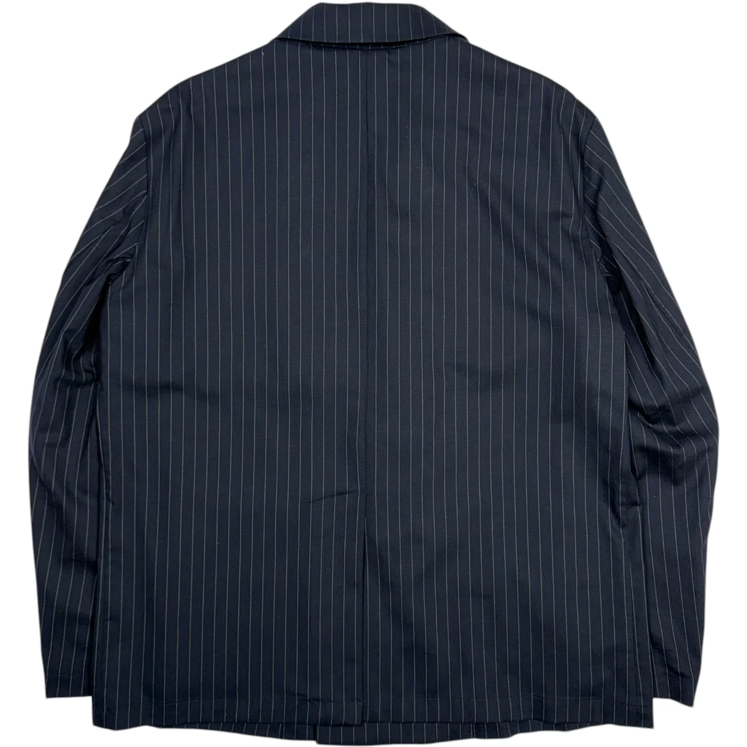 Viandon Double Breasted Blazer Navy Pinstripe Fulgor - Image 2