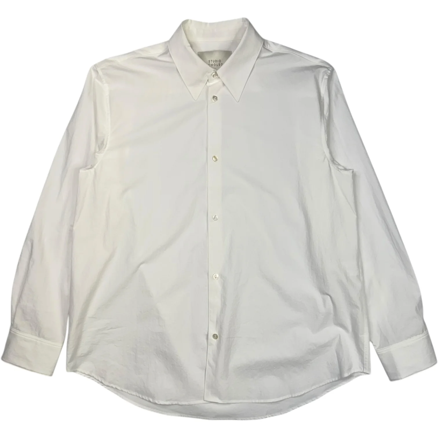 View Shirt Typewriter Cotton Optic White