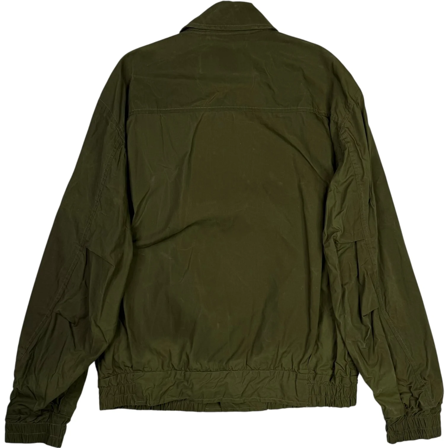 Waxed Cotton Olive Jacket - Image 2