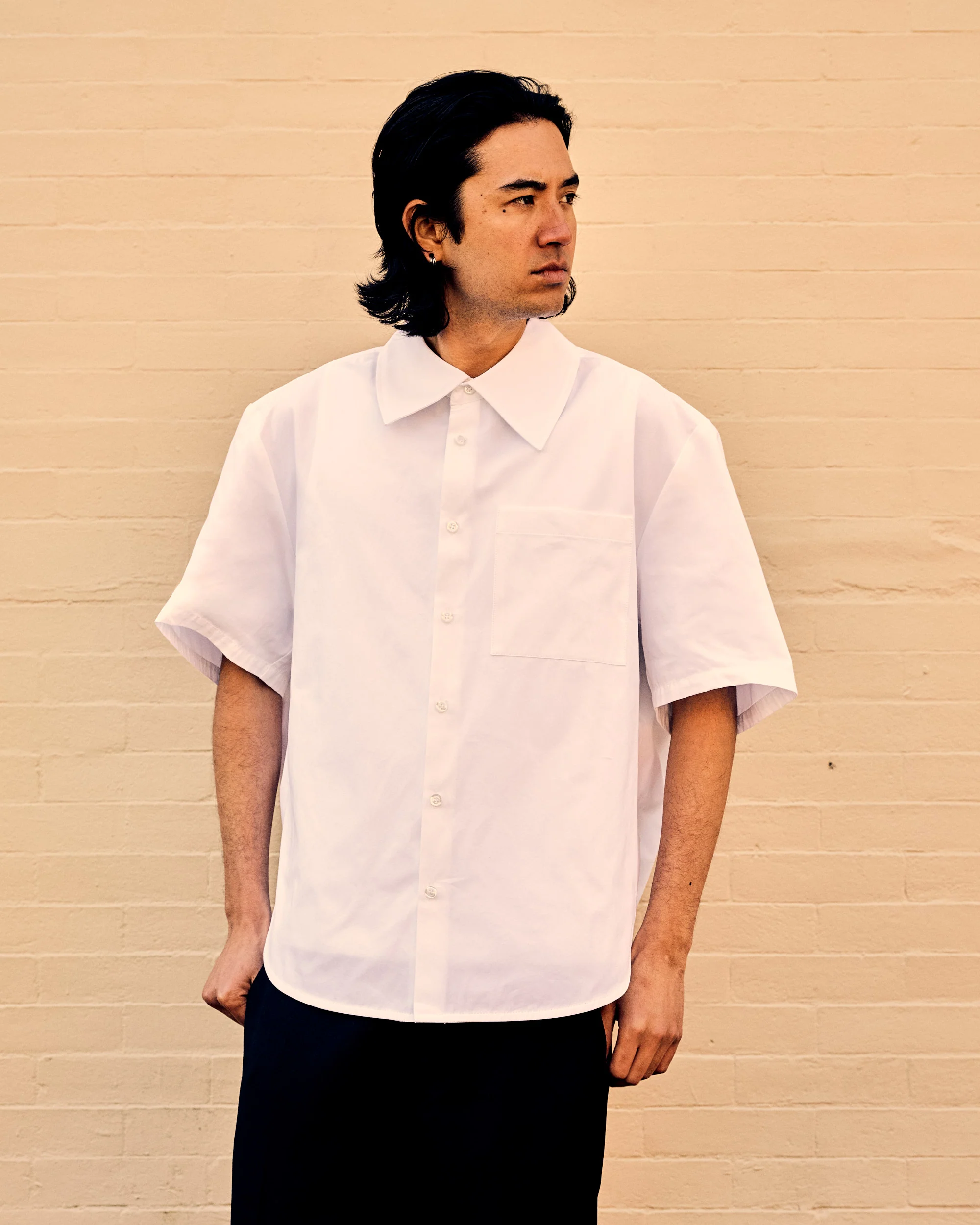 Waylon Shirt White Fine Poplin - Image 2
