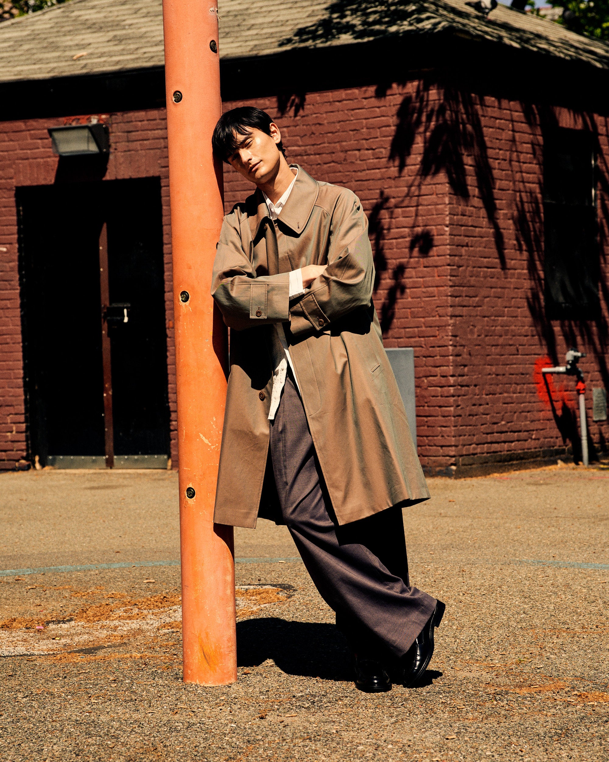 Westminster Overcoat Cotton Twill Tropical Taupe - Image 3