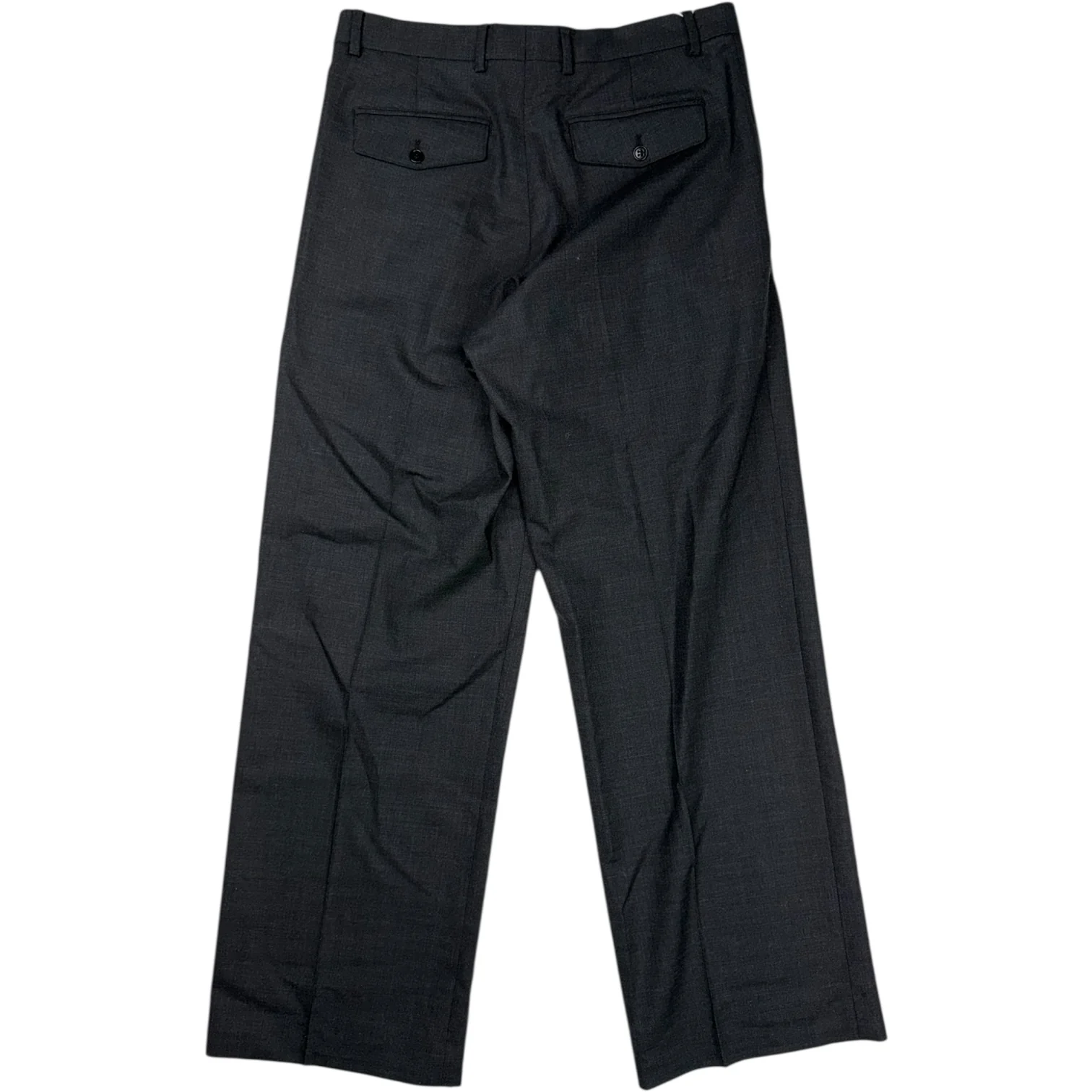 Wide Pleated Trouser Antracite - Image 2