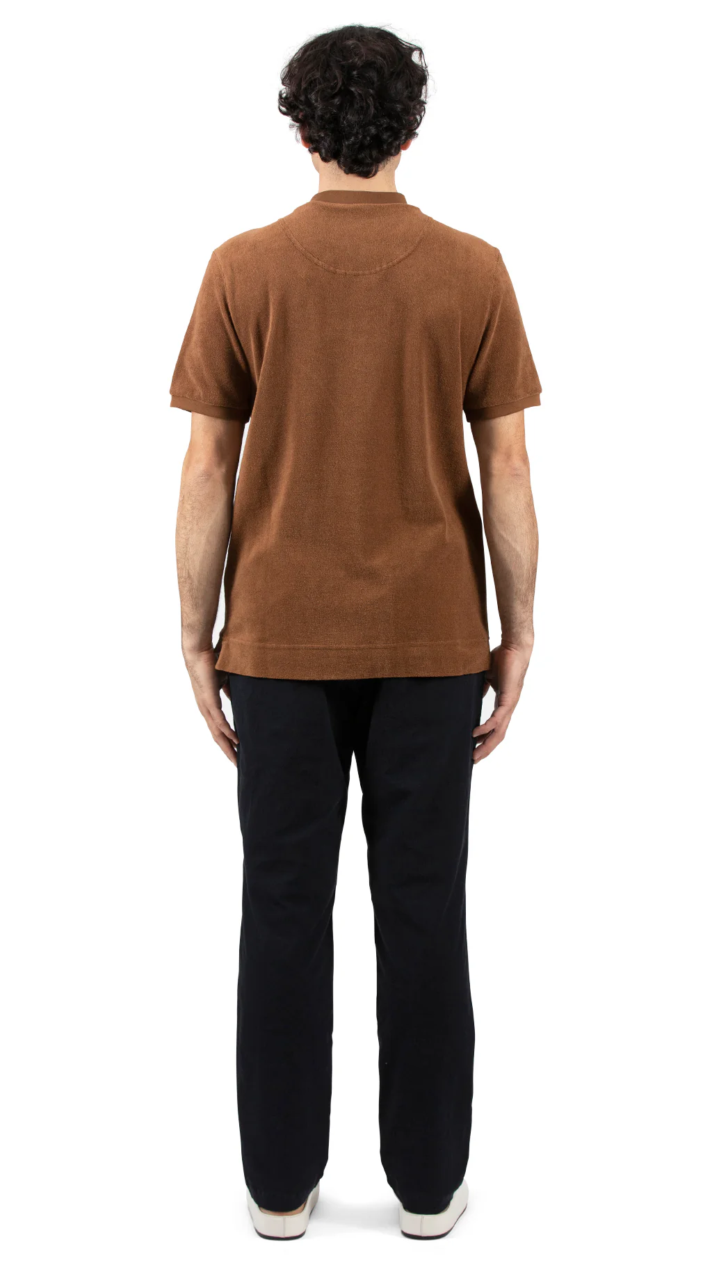 Zip Polo Brown French Terry - Image 4